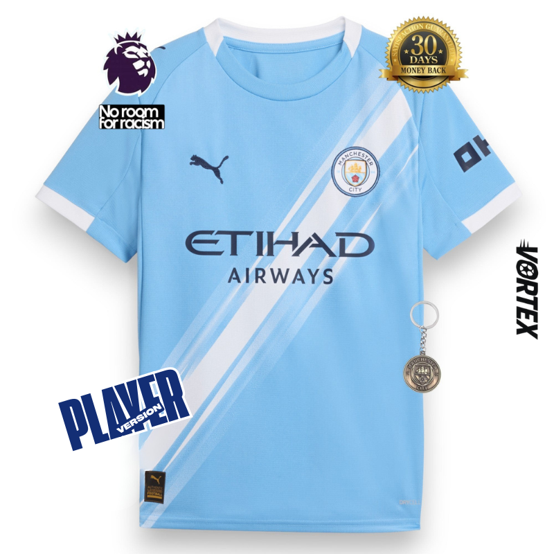 Manchester City Player Jersey Home 2025/26