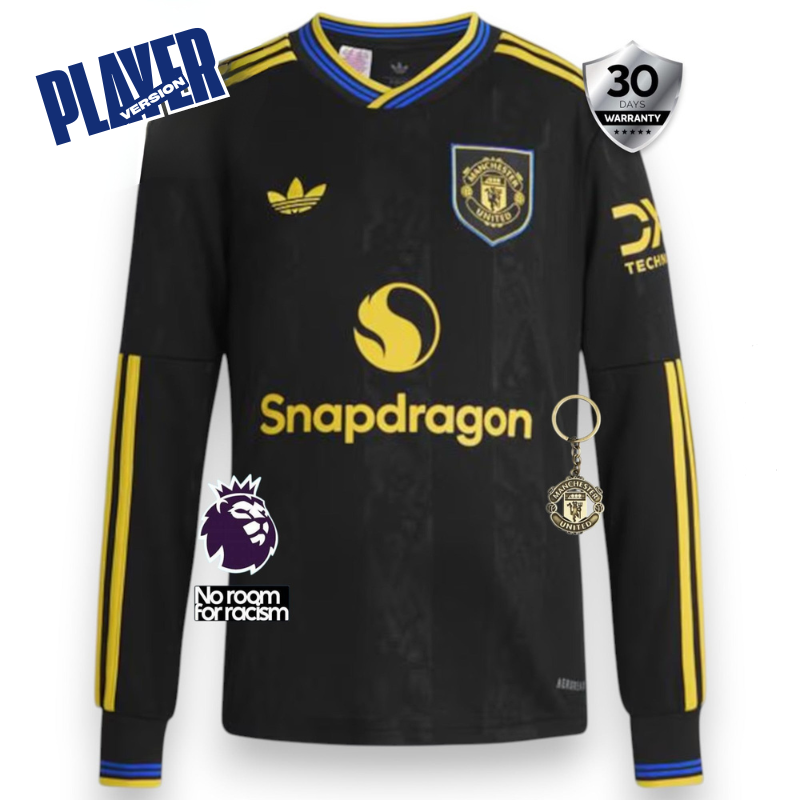 Manchester United Player Third Jersey 2025/26 - Long Sleeve