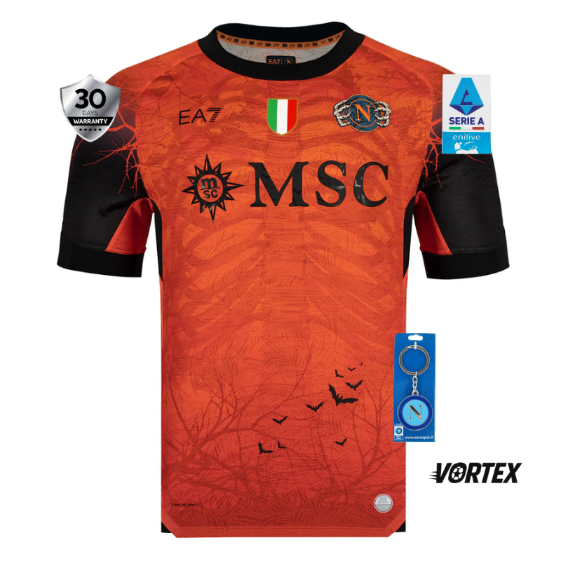 SSC Napoli Halloween Orange Shirt 2025/2026