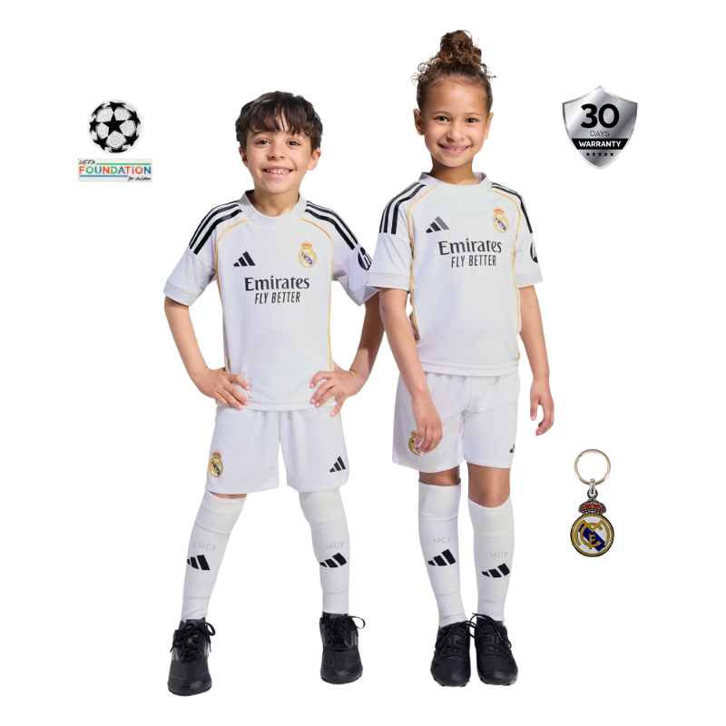 Real Madrid 25/26 Home Mini Kit Kids